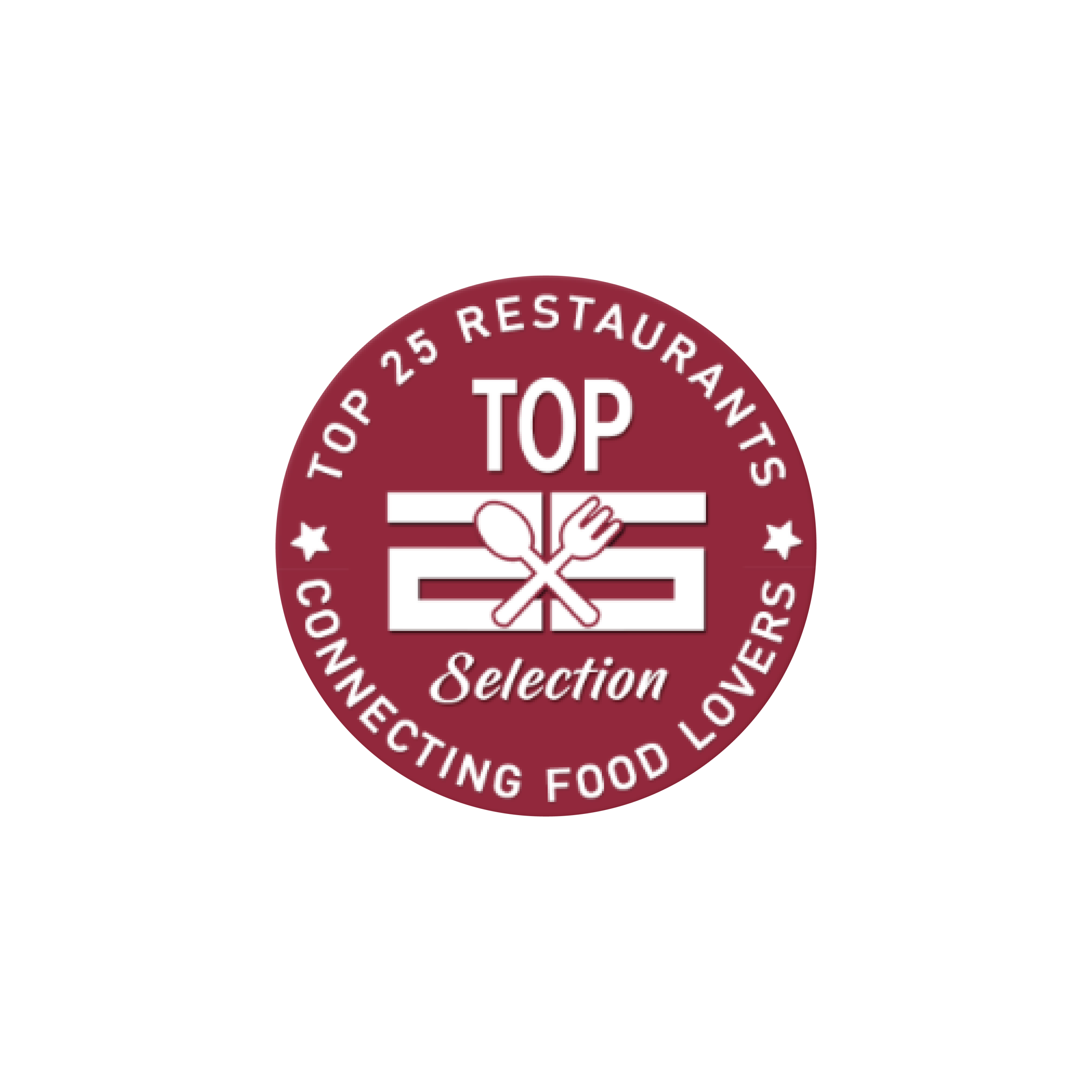 Top 25 Restaurants award - Best Authentic Italian Restaurant by the Sea